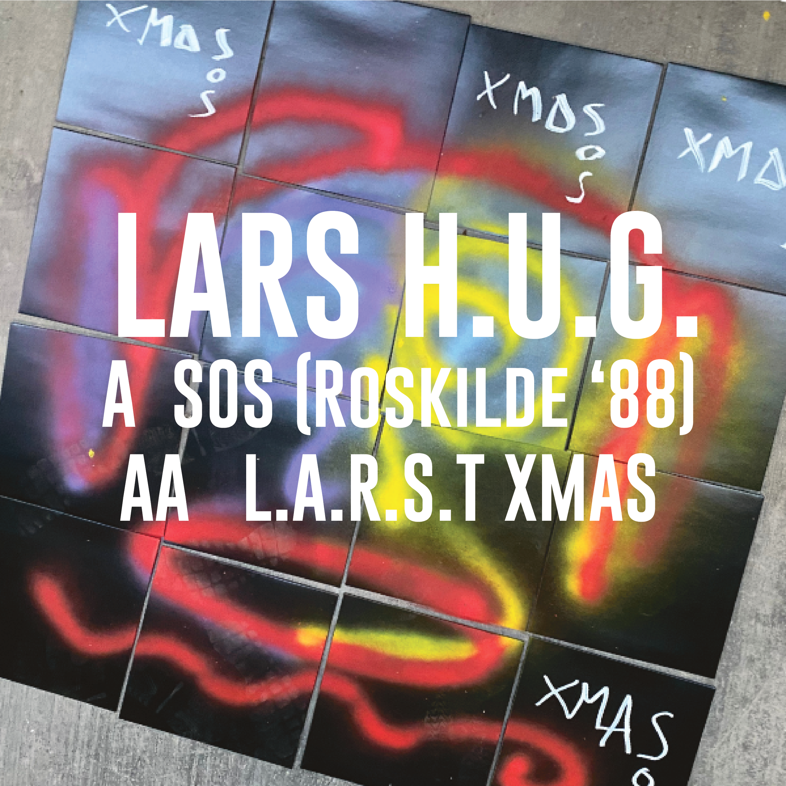 LARS H.U.G. - XMAS - 12" Single - Originalt (ekstremt limiteret) GULD VINYL, nummereret - Turn Over Records